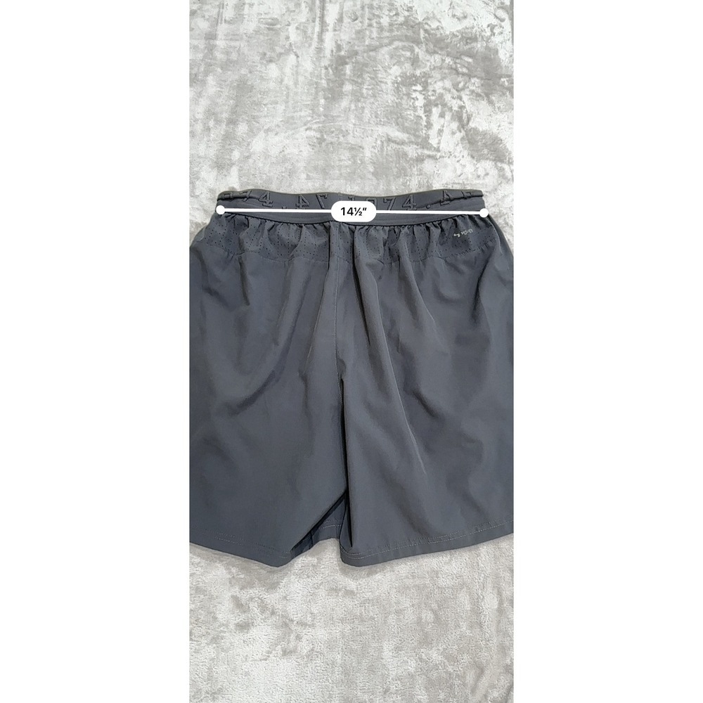Hinds Running Shorts Mens Size Large Gray Fully Lined Pockets Stretch Waist - Picture 8 of 12